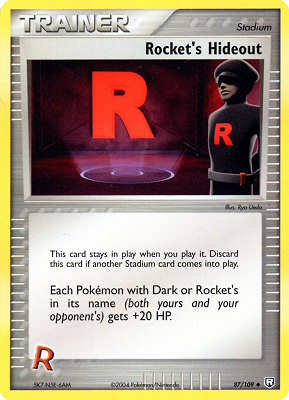 087 / 109 Rocket's Hideout non comune (EN) -NEAR MINT-