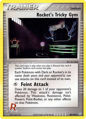 090 / 109 Rocket's Tricky Gym non comune (EN) -NEAR MINT-