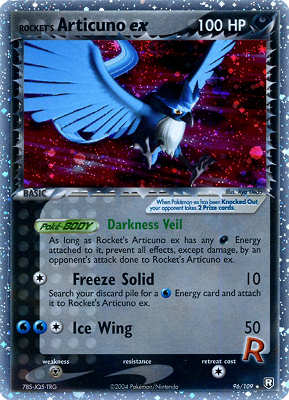096 / 109 Rocket's Articuno EX rara ex foil (EN) -NEAR MINT-