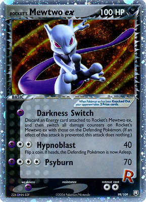 099 / 109 Rocket's Mewtwo EX rara ex foil (EN) -NEAR MINT-