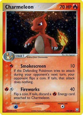 110 / 109 Charmeleon rara foil (EN) -NEAR MINT-