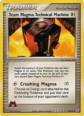 84 / 95 Team Magma Technical Machine 01 non comune (EN) -NEAR MINT-
