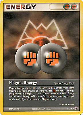 87 / 95 Magma Energy non comune (EN) -NEAR MINT-
