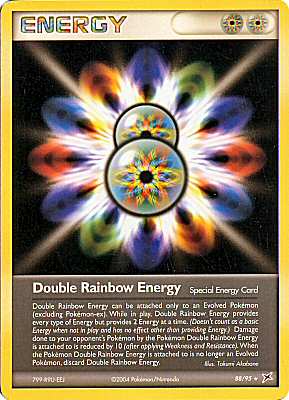 88 / 95 Double Rainbow Energy rara (EN) -NEAR MINT-