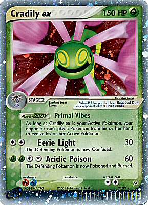 90 / 95 Cradily EX rara ex foil (EN)  -PLAYED-