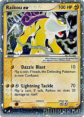92 / 95 Raikou EX rara ex foil (EN) -NEAR MINT-