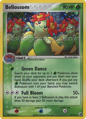 003 / 115 Bellossom rara foil (EN) -NEAR MINT-