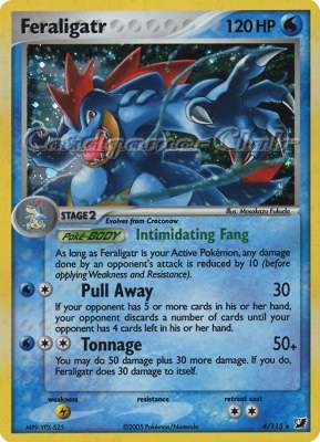 004 / 115 Feraligatr rara foil (EN) -NEAR MINT-