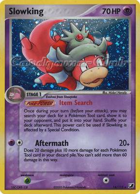 014 / 115 Slowking rara foil (EN) -NEAR MINT-