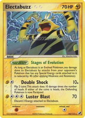 022 / 115 Electabuzz rara (EN) -NEAR MINT-