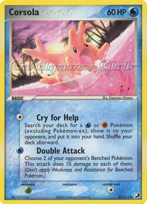 037 / 115 Corsola non comune (EN) -NEAR MINT-