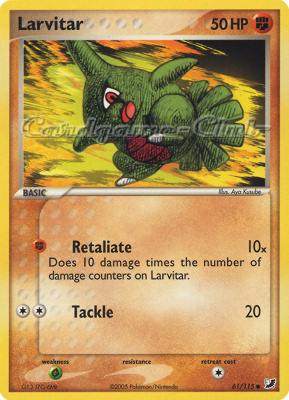 061 / 115 Larvitar comune (EN) -NEAR MINT-