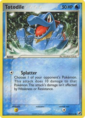 078 / 115 Totodile comune (EN) -NEAR MINT-