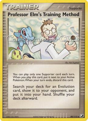 089 / 115 Professor Elm's Training Method non comune (EN) -NEAR MINT-
