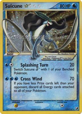 115 / 115 Suicune \"Star\" rara \"star\" foil (EN) -NEAR MINT-