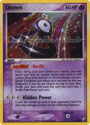 B / 28 Unown rara foil (EN) -NEAR MINT-