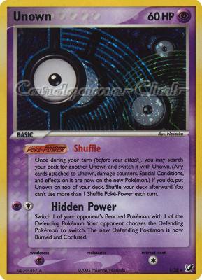 I / 28 Unown rara foil (EN) -NEAR MINT-