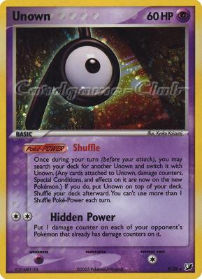 P / 28 Unown rara foil (EN) -NEAR MINT-
