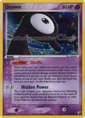 R / 28 Unown rara foil (EN) -NEAR MINT-