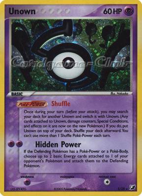 S / 28 Unown rara foil (EN) -NEAR MINT-