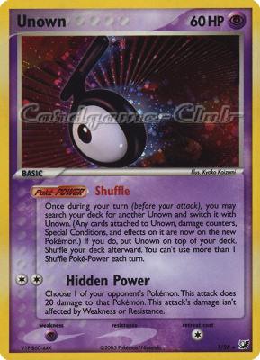 T / 28 Unown rara foil (EN) -NEAR MINT-