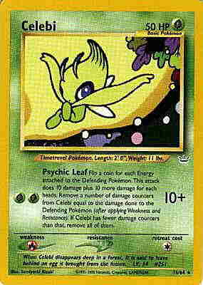 16 / 64 Celebi Lv. 14 rara unlimited (EN) -NEAR MINT-