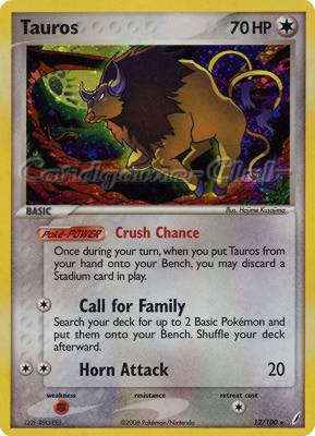 012 / 100 Tauros rara foil (EN) -NEAR MINT-