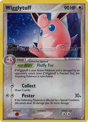 013 / 100 Wigglytuff rara foil (EN) -NEAR MINT-