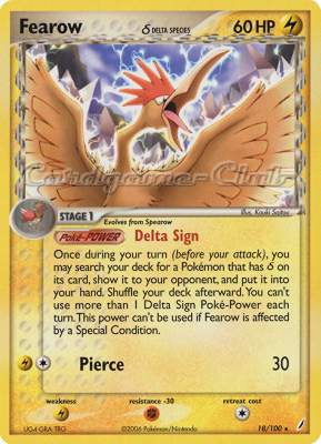018 / 100 Fearow Delta Species rara (EN) -NEAR MINT-