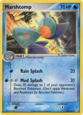 024 / 100 Marshtomp rara (EN)  -GOOD-