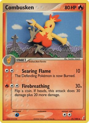 031 / 100 Combusken non comune (EN) -NEAR MINT-