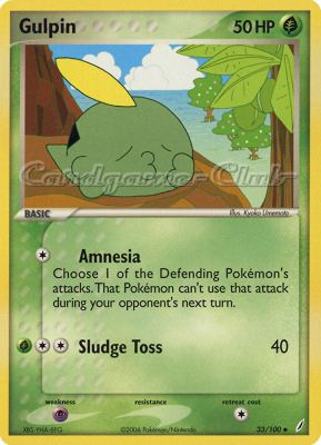 033 / 100 Gulpin non comune (EN) -NEAR MINT-