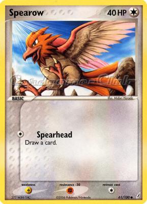 061 / 100 Spearow comune (EN) -NEAR MINT-