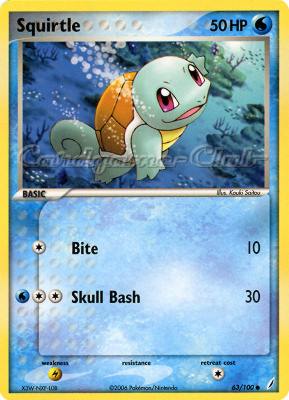 063 / 100 Squirtle comune (EN) -NEAR MINT-