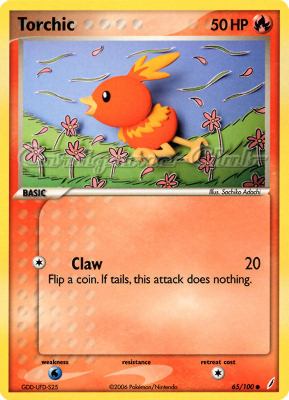 065 / 100 Torchic comune (EN) -NEAR MINT-