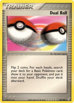 078 / 100 Dual Ball non comune (EN) -NEAR MINT-