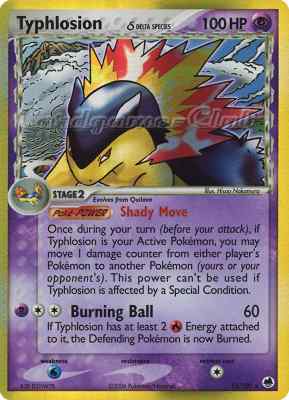 012 / 101 Typhlosion Delta Species rara foil (EN) -NEAR MINT-