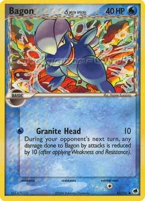 043 / 101 Bagon Delta Species comune (EN) -NEAR MINT-