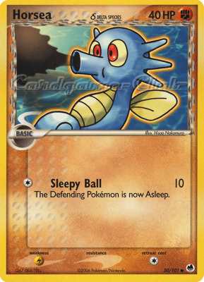 050 / 101 Horsea Delta Species comune (EN) -NEAR MINT-