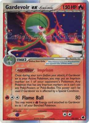 093 / 101 Gardevoir EX Delta Species rara ex foil (EN)  -GOOD-