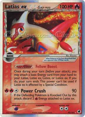 095 / 101 Latias EX Delta Species rara ex foil (EN) -NEAR MINT-