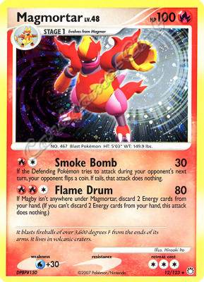 012 / 123 Magmortar LV.48 rara foil (EN) -NEAR MINT-