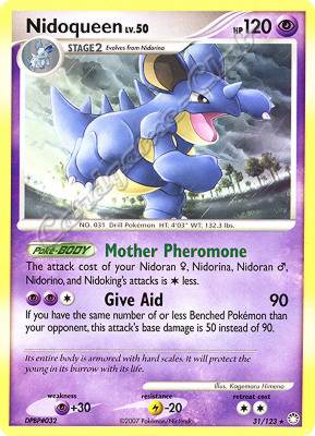 031 / 123 Nidoqueen LV.50 rara (EN) -NEAR MINT-