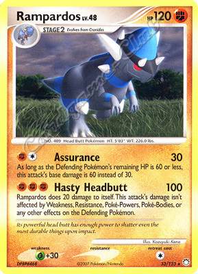 033 / 123 Rampardos LV.48 rara (EN) -NEAR MINT-