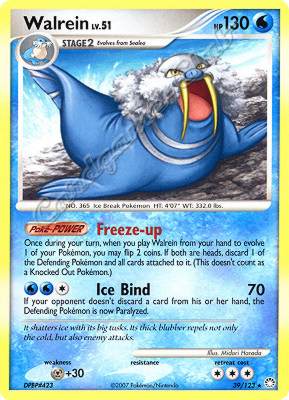 039 / 123 Walrein LV.51 rara (EN) -NEAR MINT-