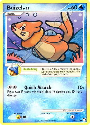 075 / 123 Buizel LV.12 comune (EN) -NEAR MINT-