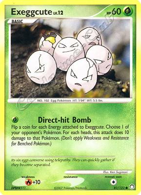 082 / 123 Exeggute LV.12 comune (EN) -NEAR MINT-