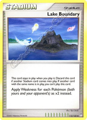 112 / 123 Lake Boundary non comune (EN) -NEAR MINT-