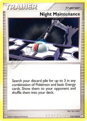 113 / 123 Night Maintenance non comune (EN) -NEAR MINT-