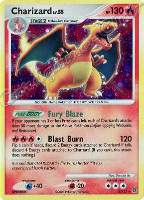 003 / 132 Charizard LV.55 rara foil (EN) -NEAR MINT-